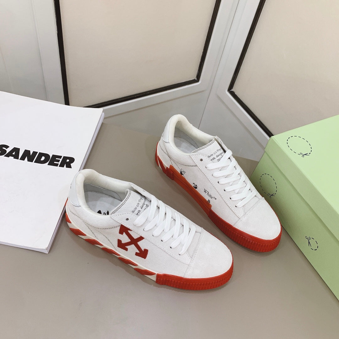 Off-White Low Vulcanized Sneaker 'White Orange’